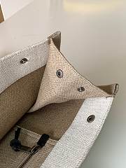 YSL RIVE GAUCHE TOTE BAG WHITE 499290 SIZE 48 x 36 x 16 CM - 3