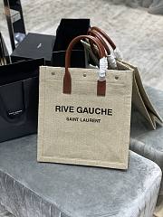 YSL RIVE GAUCHE N/S TOTE BAG 631682 SIZE 37.5 × 38 × 17 CM - 4