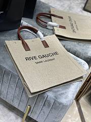 YSL RIVE GAUCHE N/S TOTE BAG 631682 SIZE 37.5 × 38 × 17 CM - 5