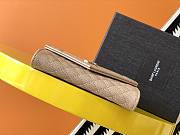 YSL MONOGRAM SMALL ENVELOPE WALLET BEIGE 651026 SIZE 13.5 x 9.5 x 3 CM - 4
