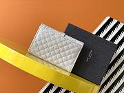 YSL MONOGRAM SMALL ENVELOPE WALLET WHITE 651026 SIZE 13.5 x 9.5 x 3 CM - 3