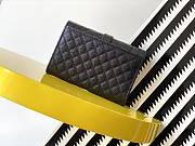 YSL MONOGRAM SMALL ENVELOPE WALLET BLACK METAL 651026 SIZE 13.5 x 9.5 x 3 CM - 6