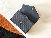 YSL MONOGRAM SMALL ENVELOPE WALLET BLACK 651026 SIZE 13.5 x 9.5 x 3 CM - 2