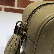 GUCCI SOHO SMALL LEATHER DISCO BAG BEIGE 308364 SIZE 21 x 15 x 7 CM - 5