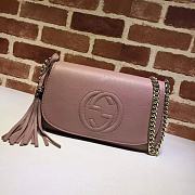 GUCCI INTERLOCKING GG SOFT PINK 336752 SIZE 27 x 16 x 5 CM - 1