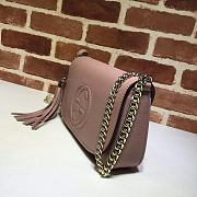 GUCCI INTERLOCKING GG SOFT PINK 336752 SIZE 27 x 16 x 5 CM - 3