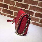 GUCCI INTERLOCKING GG RED 336752 SIZE 27 x 16 x 5 CM - 2