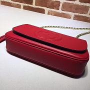 GUCCI INTERLOCKING GG RED 336752 SIZE 27 x 16 x 5 CM - 3