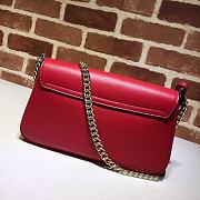 GUCCI INTERLOCKING GG RED 336752 SIZE 27 x 16 x 5 CM - 4