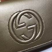 GUCCI INTERLOCKING GG GOLD 336752 SIZE 27 x 16 x 5 CM - 6