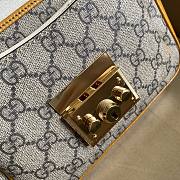 GUCCI PADLOCK MINI BAG WHITE 658487 SIZE 21 x 14 x 5 CM - 5
