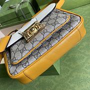GUCCI PADLOCK MINI BAG WHITE 658487 SIZE 21 x 14 x 5 CM - 4