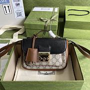 GUCCI PADLOCK MINI BAG BLACK 658487 SIZE 21 x 14 x 5 CM - 1