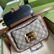 GUCCI PADLOCK MINI BAG BLACK 658487 SIZE 21 x 14 x 5 CM - 4