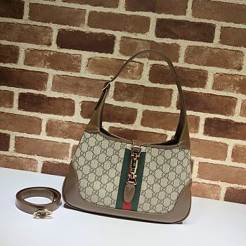 JACKIE 1961 SMALL SHOULDER BAG GG SUPREME 636706 SIZE 28 x 19 x 4.5 CM