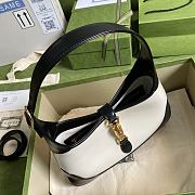 JACKIE 1961 SMALL SHOULDER BAG BLACK & WHITE 636706 SIZE 28 x 19 x 4.5 CM - 5