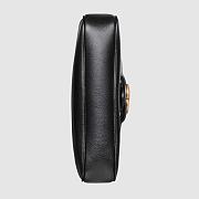 GUCCI SMALL MESSENGER BAG WITH DOUBLE G BLACK 648934 SIZE 23.5 x 17.5 x 5 CM - 4