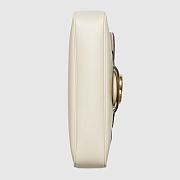 GUCCI SMALL MESSENGER BAG WITH DOUBLE G WHITE 648934 SIZE 23.5 x 17.5 x 5 CM - 3