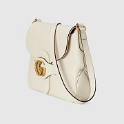 GUCCI SMALL MESSENGER BAG WITH DOUBLE G WHITE 648934 SIZE 23.5 x 17.5 x 5 CM - 4