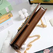 GUCCI HORSEBIT 1955 WALLET WITH CHAIN BROWN 621892 SIZE 19 × 10 x 4 CM - 3