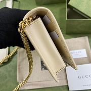 GUCCI HORSEBIT 1955 WALLET WITH CHAIN CREAM 621892 SIZE 19 × 10 x 4 CM - 3