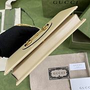 GUCCI HORSEBIT 1955 WALLET WITH CHAIN CREAM 621892 SIZE 19 × 10 x 4 CM - 4