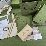 GUCCI HORSEBIT 1955 WALLET WITH CHAIN CREAM 621892 SIZE 19 × 10 x 4 CM - 2