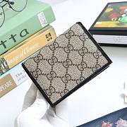 GUCCI HORSEBIT 1955 CARD CASE WALLET GG BLACK 621887 SIZE 11 x 8.5 x 3 CM - 5