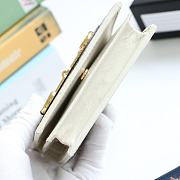 GUCCI HORSEBIT 1955 CARD CASE WALLET GG WHITE 621887 SIZE 11 x 8.5 x 3 CM - 3