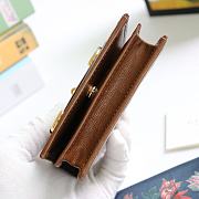 GUCCI HORSEBIT 1955 CARD CASE WALLET GG BROWN 621887 SIZE 11 x 8.5 x 3 CM - 3