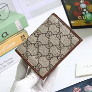 GUCCI HORSEBIT 1955 CARD CASE WALLET GG BROWN 621887 SIZE 11 x 8.5 x 3 CM - 4