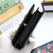 GUCCI HORSEBIT 1955 CARD CASE WALLET BLACK 621887 SIZE 11 x 8.5 x 3 CM - 3