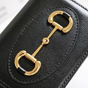 GUCCI HORSEBIT 1955 CARD CASE WALLET BLACK 621887 SIZE 11 x 8.5 x 3 CM - 5
