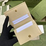 GUCCI HORSEBIT 1955 CARD CASE WALLET CREAM 621887 SIZE 11 x 8.5 x 3 CM - 5