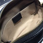 GUCCI GG MARMONT BELT BAG BLACK 476434 SIZE 18 x 11 x 5 CM - 6