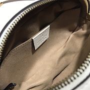 GUCCI GG MARMONT BELT BAG WHITE 476434 SIZE 18 x 11 x 5 CM - 6