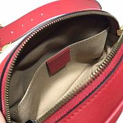 GUCCI GG MARMONT BELT BAG RED 476434 SIZE 18 x 11 x 5 CM - 5