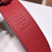 GUCCI GG MARMONT BELT BAG RED 476434 SIZE 18 x 11 x 5 CM - 6