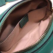 GUCCI GG MARMONT BELT BAG EMERALD GREEN 476434 SIZE 18 x 11 x 5 CM - 4