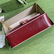 GUCCI GG MARMONT SMALL BAG DARK RED 443497 SIZE 26 x 15 x 7 CM - 3