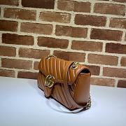 GUCCI GG MARMONT SMALL BAG BROWN 443497 SIZE 26 x 15 x 7 CM - 6