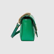 GUCCI GG MARMONT SMALL BAG GREEN 443497 SIZE 26 x 15 x 7 CM - 4