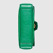 GUCCI GG MARMONT SMALL BAG GREEN 443497 SIZE 26 x 15 x 7 CM - 3