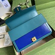 GUCCI DIONYSUS SMALL SHOULDER BAG BLUE/TURQUOISE 400249 SIZE 28 x 17 x 9 CM - 3
