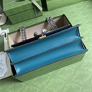 GUCCI DIONYSUS SMALL SHOULDER BAG BLUE/TURQUOISE 400249 SIZE 28 x 17 x 9 CM - 2