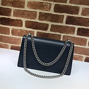 GUCCI DIONYSUS SMALL SHOULDER BAG BLACK 400249 SIZE 28 x 17 x 9 CM - 5