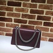GUCCI DIONYSUS SMALL SHOULDER BAG BORDEAUX 400249 SIZE 28 x 17 x 9 CM - 5