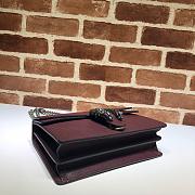 GUCCI DIONYSUS SMALL SHOULDER BAG BORDEAUX 400249 SIZE 28 x 17 x 9 CM - 4