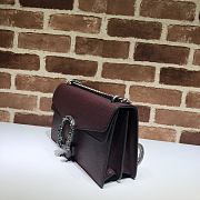 GUCCI DIONYSUS SMALL SHOULDER BAG BORDEAUX 400249 SIZE 28 x 17 x 9 CM - 2