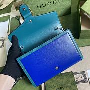 GUCCI DIONYSUS MINI CHAIN BAG BLUE/TURQUOISE 401231 SIZE 20 x 13.5 x 3 CM - 6